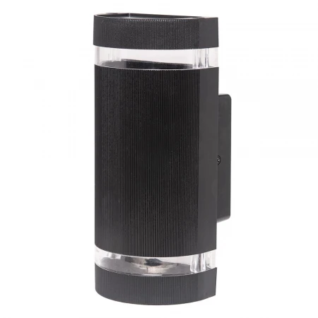 Светильник садово-парковый Feron.ONE DH1702-P, на стену вверх/вниз, 2*GU10 220-240V, черный пластик