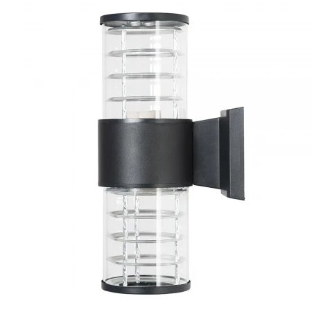 Светильник садово-парковый Feron.ONE DH0802-P, на стену вверх/вниз, E27 230V, черный пластик