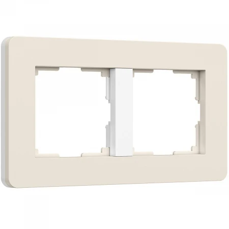 Рамка Werkel Split на 2 поста айвори/белый W0023066 4690389206054