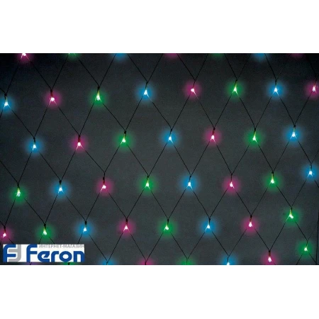 Гирлянда светодиодная, одноцветная, "сеть", cl117