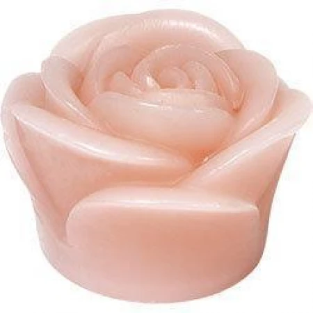 Светильник переносной "свеча роза" розовая на батарейках cr2032 ,  1шт*1led красный, fl090