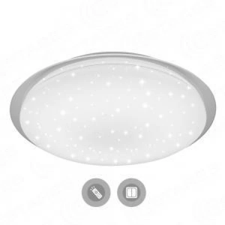 Управляемый светодиодный светильник SATURN 60W R-470-SHINY/WHITE-220-IP44 /2019 Maysun с пультом ДУ