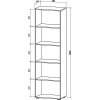 Стеллаж комбинированный Тунис-4