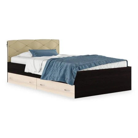 Кровать полутораспальная Виктория-П с матрасом 2000х1200