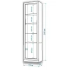 Шкаф-витрина Нобиле ВтВ-ФСД-БЯН Шкаф-витрина Нобиле ВтВ-ФСД-БЯН
