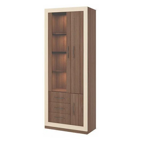 Шкаф-витрина Нобиле ШВтВ-ФСД-БЯН