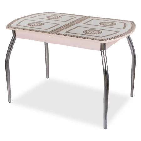 Стол обеденный Танго ПО со стеклом