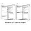 Шкаф-купе Кристалл МН-131-04
