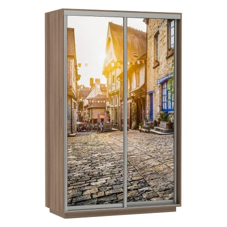 Шкаф-купе Экспресс Фото Дуо Улица 1200x600x2400