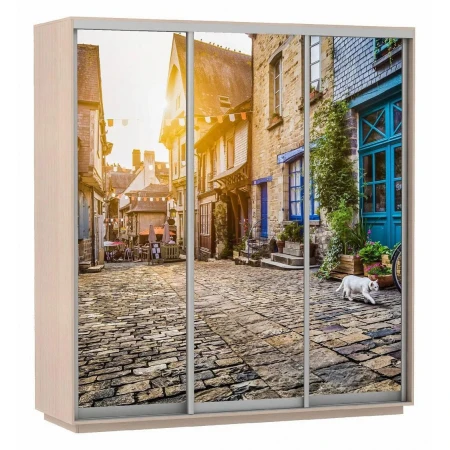 Шкаф-купе Экспресс Фото Трио Улица 1800x600x2200