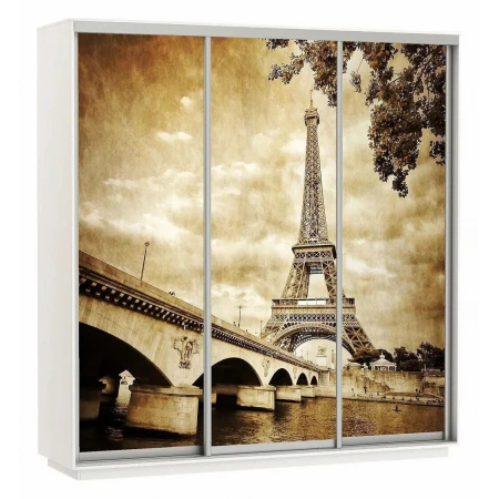 Шкаф-купе Экспресс Фото Трио Париж 1800x600x2200
