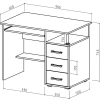 Стол компьютерный Амбер-3