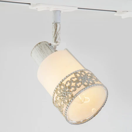 Светильник на штанге Silvia 20075/1 белый с золотом