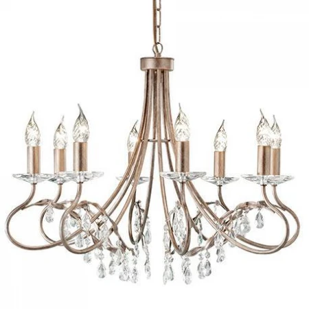 Люстра Elstead Lighting CRT8 SILVER/GOLD CHRISTINA