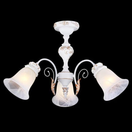 Люстра Natali Kovaltseva 11438/3С WHITE&GOLD 11438