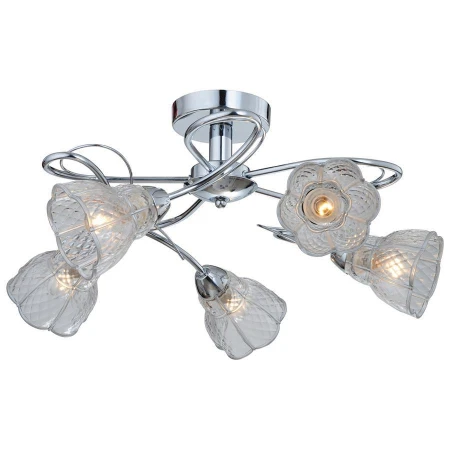 Люстра IDLamp 866/5PF-Chrome