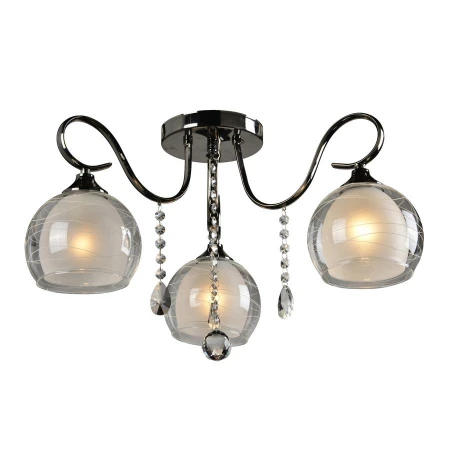 Люстра IDLamp 877/3PF-Darkchrome Merinella