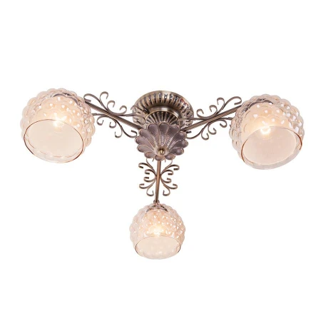 Люстра IDLamp 285/3PF-Oldbronze Bella