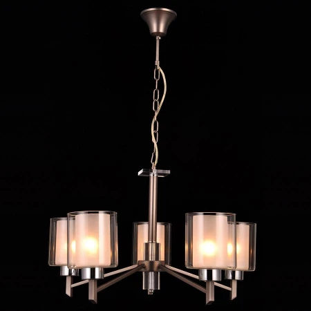 Люстра Natali Kovaltseva DOUBLE 81049-5C ANTIQUE SILVER