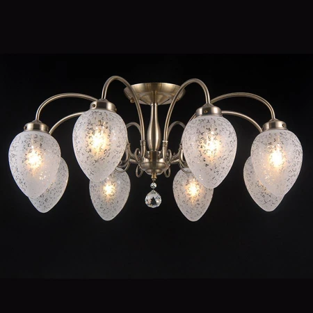 Люстра Natali Kovaltseva ZARAGOZA 81050-8C ANTIQUE BRASS