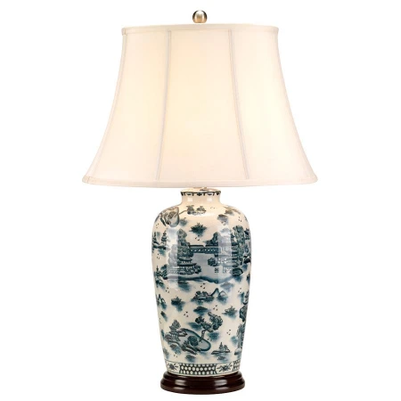 Настольная лампа Elstead Lighting BLUE TRAD WP/TL BLUE TRAD WP