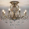Подвесная люстра Eurosvet 12505/8 античная бронза Strotskis