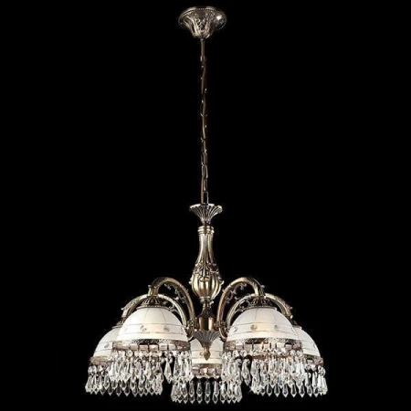 Подвесная люстра Eurosvet 22823/5 античная бронза