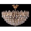 Подвесная люстра Eurosvet 3649/6 золото/прозрачный хрусталь Strotskis Подвесная люстра Eurosvet 3649/6 золото/прозрачный хрусталь Strotskis