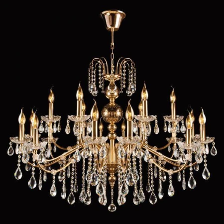 Подвесная люстра Eurosvet 3600/18 золото Strotskis