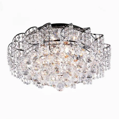 Потолочная люстра Eurosvet 16017/9 хром Strotskis