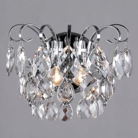 Бра Eurosvet 10081/2 хром/прозрачный хрусталь Strotskis