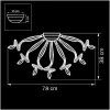 Потолочная люстра Lightstar Medusa 890090 Потолочная люстра Lightstar Medusa 890090
