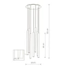 Подвесная люстра Nowodvorski Laser 8918