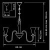 Подвесная люстра Lightstar Torcia 780060 Подвесная люстра Lightstar Torcia 780060