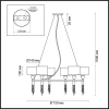 Подвесная люстра Lumion Santiago 4515/6