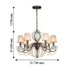 Подвесная люстра Favourite Lily 2305-7P Подвесная люстра Favourite Lily 2305-7P