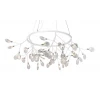 Подвесная светодиодная люстра Crystal Lux Evita SP45 D White/Transparent