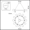 Подвесная люстра Odeon Light Magno 3982/12 Подвесная люстра Odeon Light Magno 3982/12