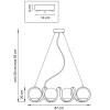 Подвесная люстра Lightstar Globo 803167 Подвесная люстра Lightstar Globo 803167