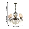 Подвесная люстра Favourite Lily 2305-5P Подвесная люстра Favourite Lily 2305-5P