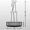 Подвесная люстра Zumaline Prince P0360-05B-F4AC