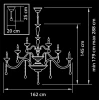 Подвесная люстра Osgona Artifici 719368