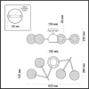 Потолочная люстра Odeon Light Izzo 3960/5C Потолочная люстра Odeon Light Izzo 3960/5C