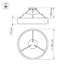 Подвесной светодиодный светильник Arlight SP-Tor-Ring-Hang-R600-42W Day4000 022148(1)