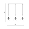 Подвесной светильник Azzardo Elektra 3 line AZ1689