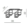 Потолочный светильник Azzardo Box 4 AZ0178