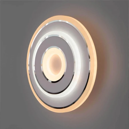 Настенный светодиодный светильник Eurosvet Contorni 90185/1 белый/хром