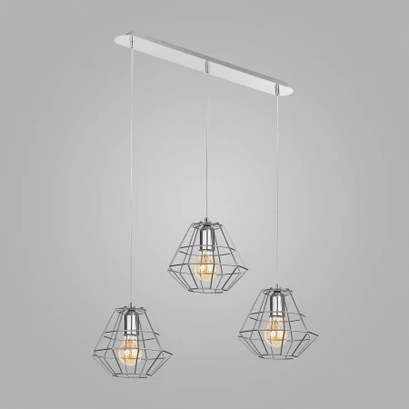 Подвесной светильник TK Lighting 4205 Diamond Silver