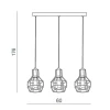 Подвесной светильник Azzardo Carron 3 line AZ2141