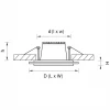 Встраиваемый светодиодный светильник Lightstar Acri 212011
